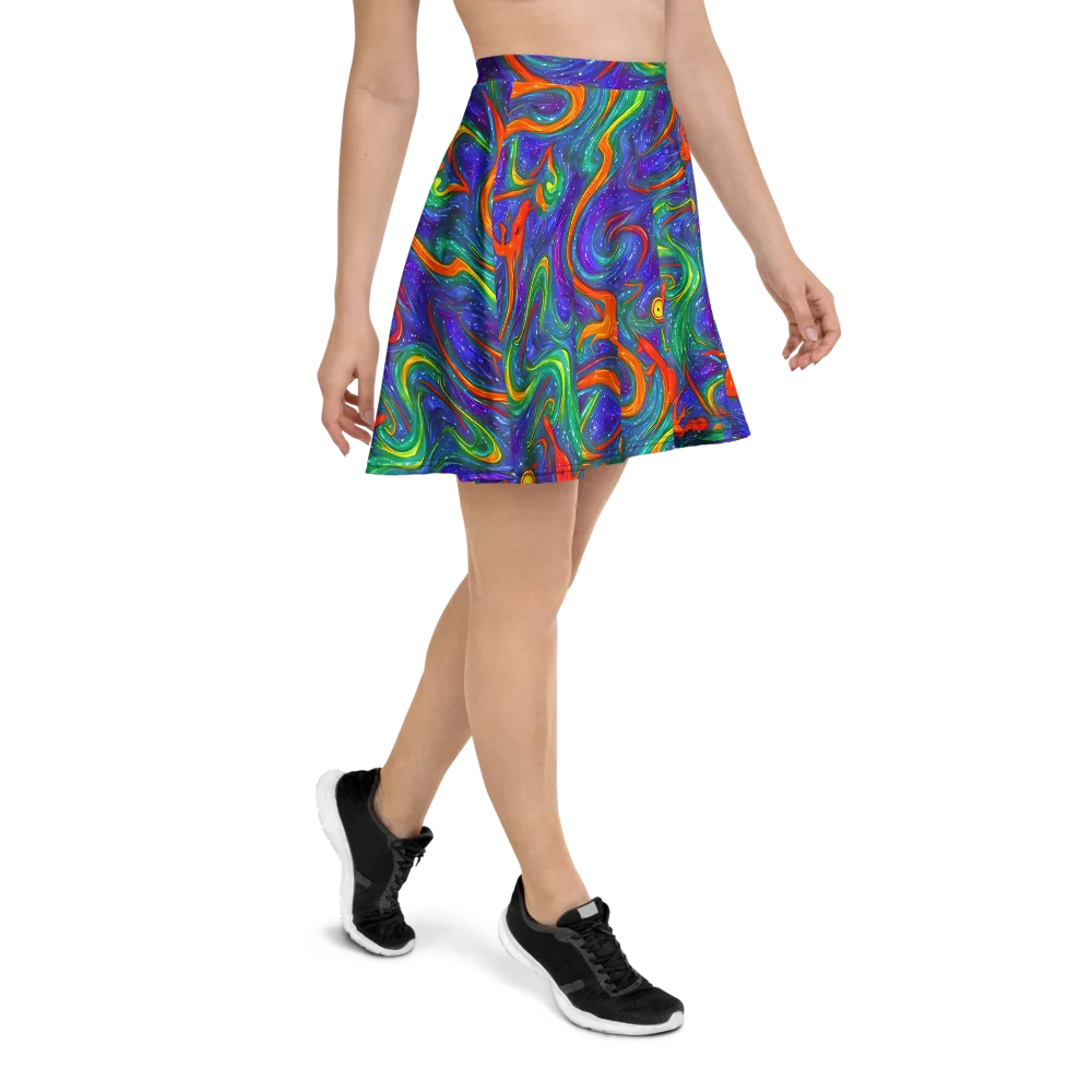Prism Wake on Skater Skirt — Right