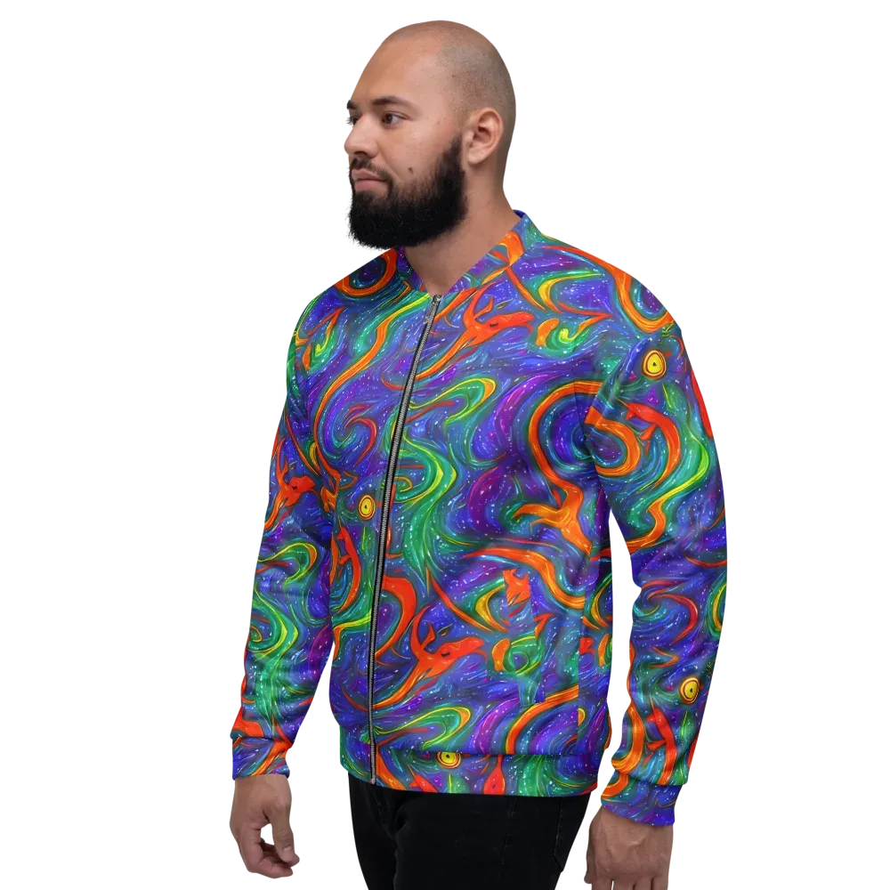 Prism Wake on Bomber Jacket — Left