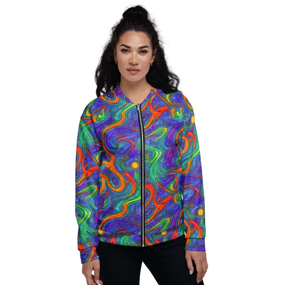 Prism Wake on Bomber Jacket — Front