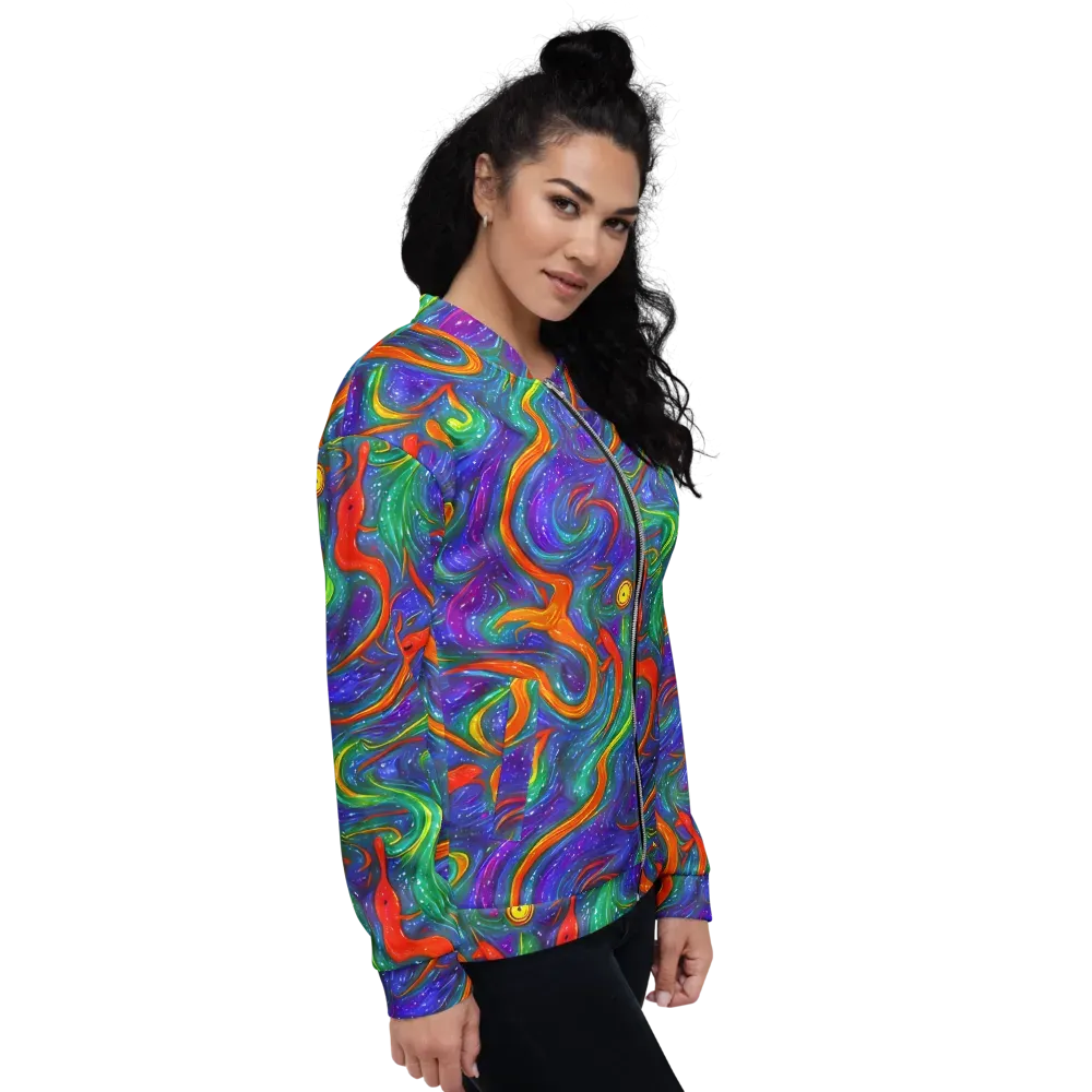 Prism Wake on Bomber Jacket — Right