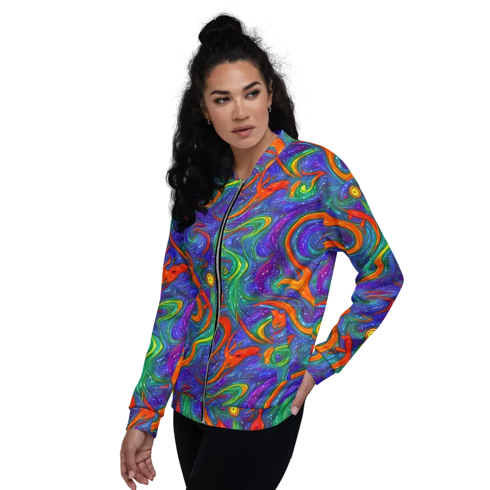 Prism Wake on Bomber Jacket — Left