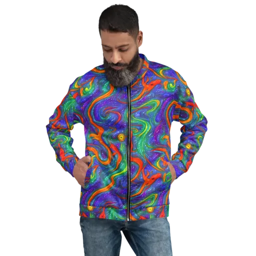Prism Wake on a Bomber Jacket