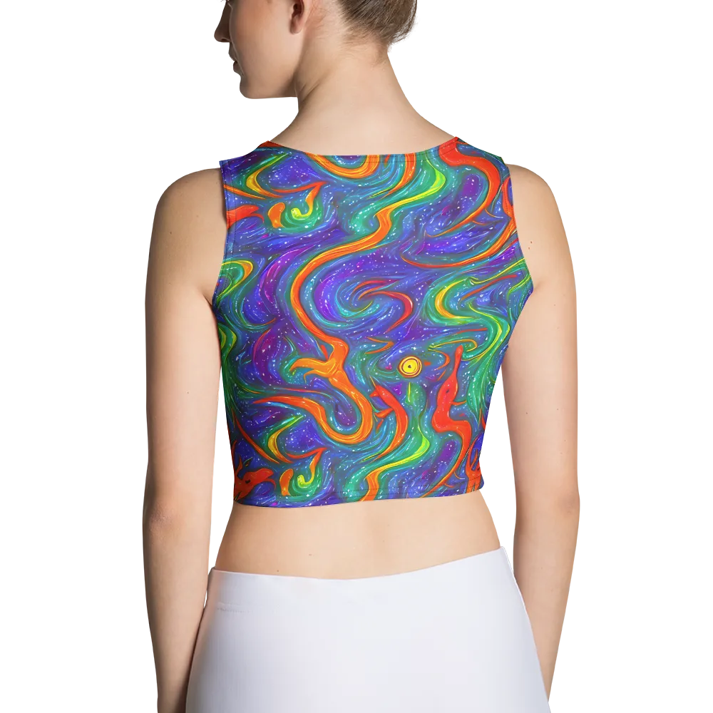 Prism Wake on Crop Top — Back