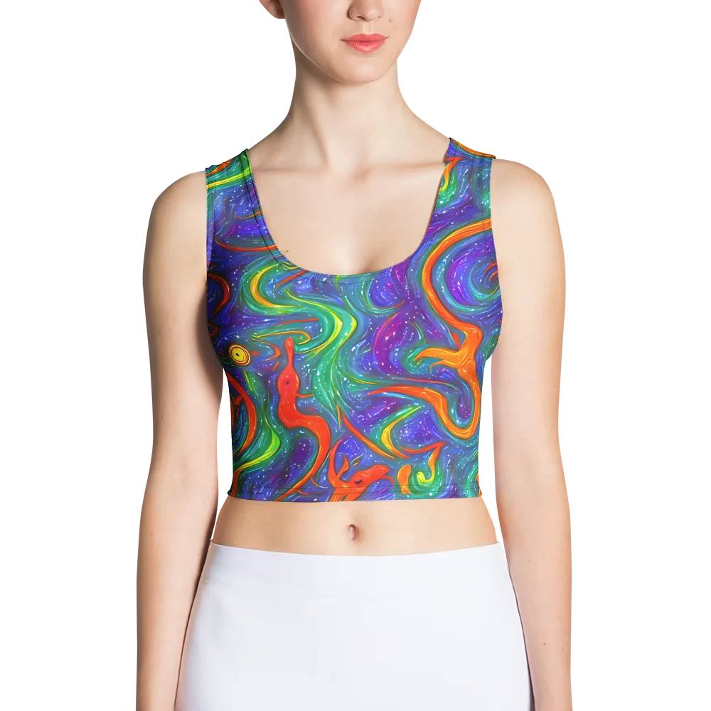 Prism Wake on Crop Top — Front
