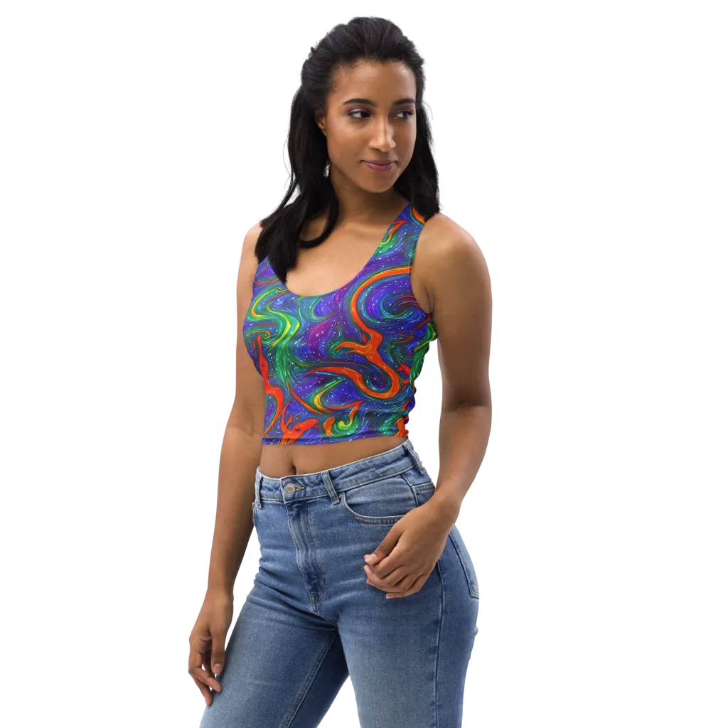 Prism Wake on Crop Top — Left Front