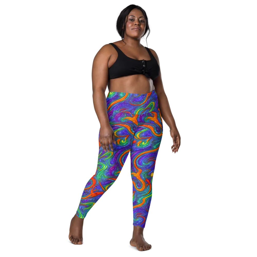 Prism Wake on Leggings with Pockets — Front