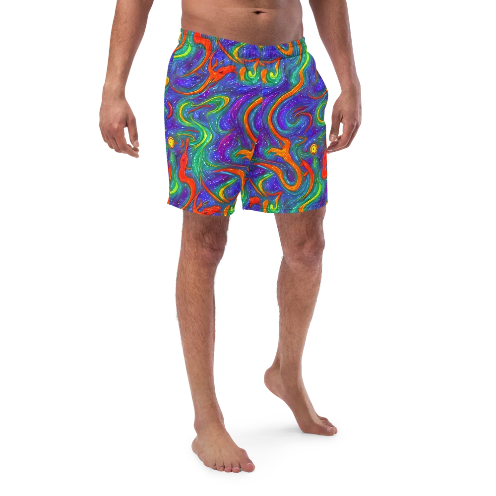 Prism Wake on Swim Trunks — Front