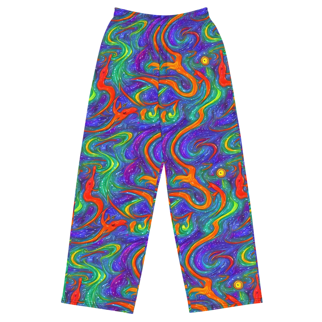 Prism Wake on Wide-Leg Pants — Front