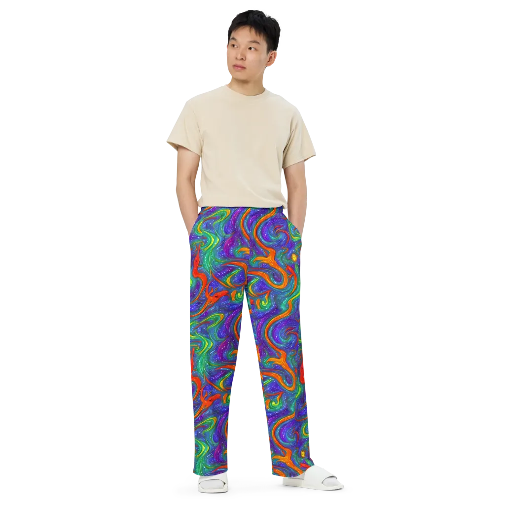 Prism Wake on Wide-Leg Pants — Front