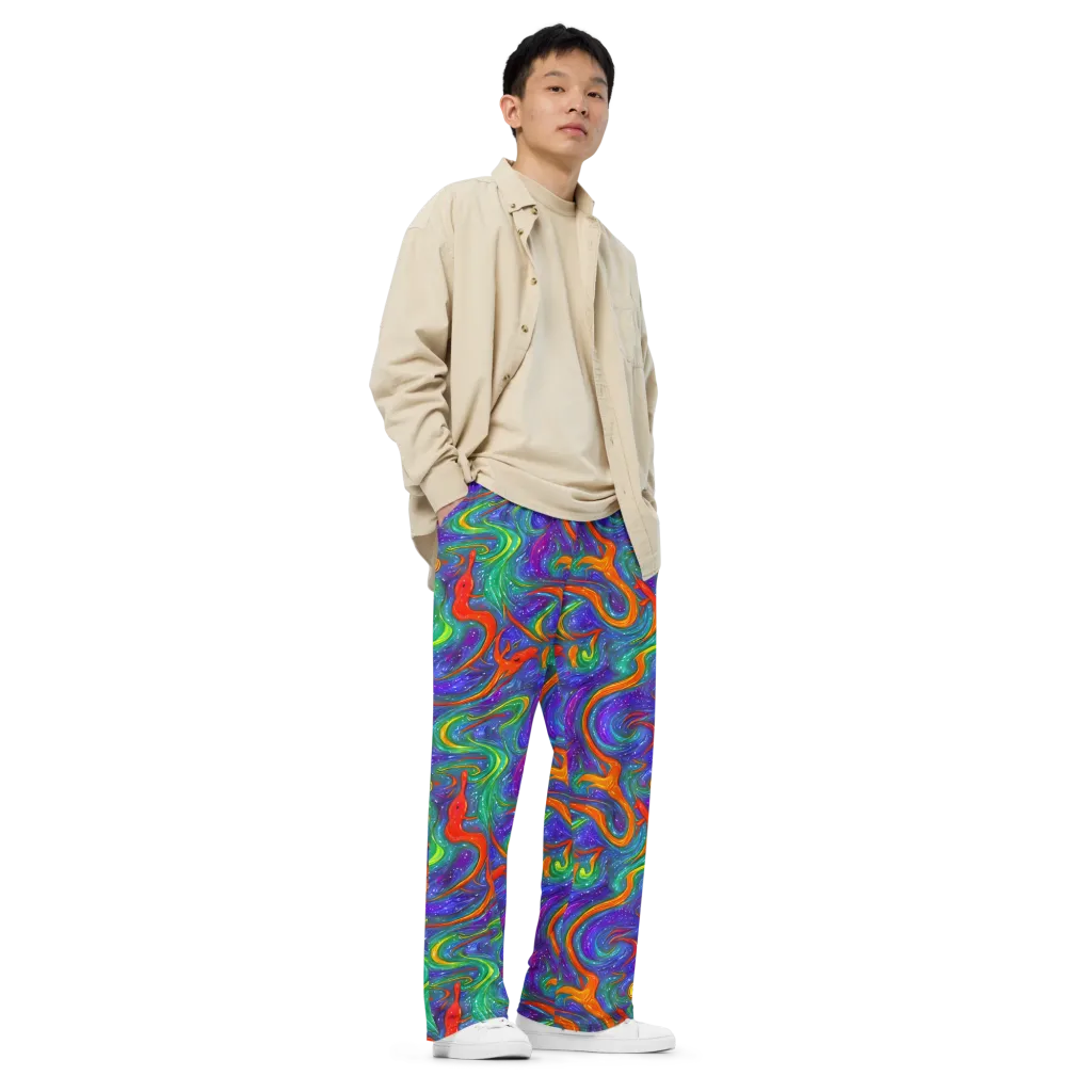 Prism Wake on Wide-Leg Pants — Right Front
