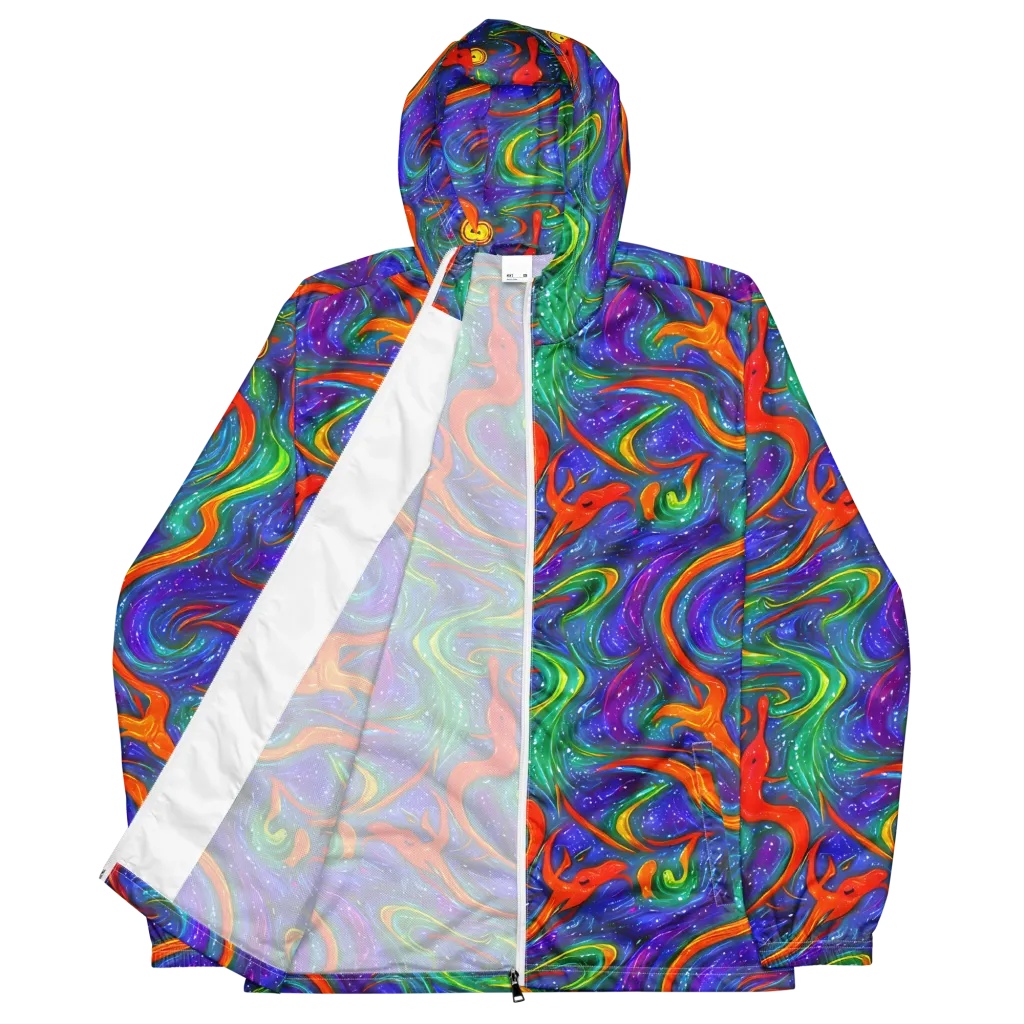 Prism Wake on Men's Windbreaker — Front
