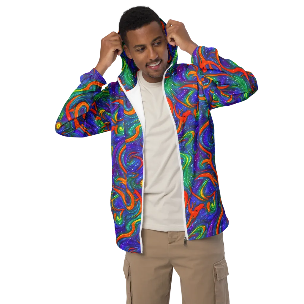 Prism Wake on Men's Windbreaker — Front