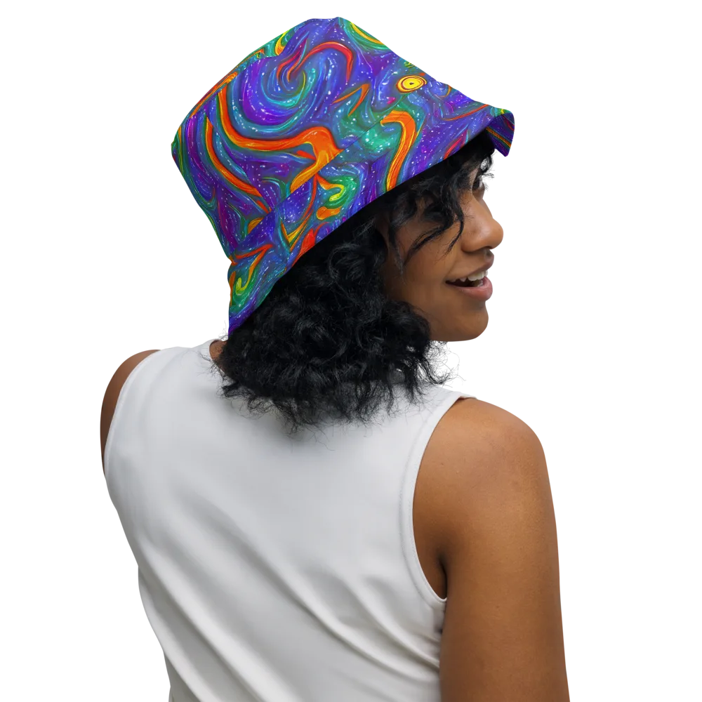 Prism Wake on Reversible Bucket Hat — Right Outside