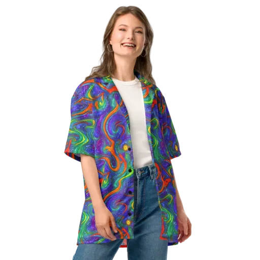 Prism Wake on a Button Shirt