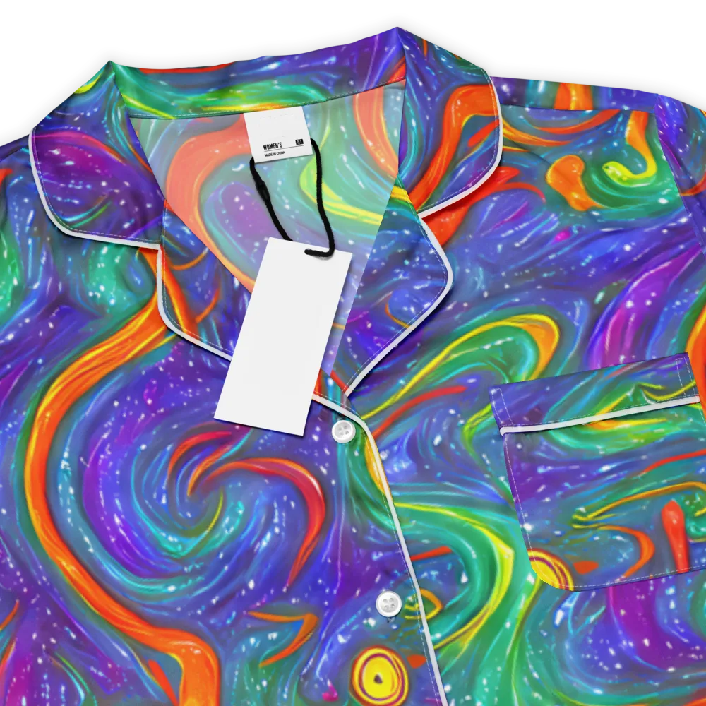 Prism Wake on Women's Short Sleeve Pajama Top — Product details