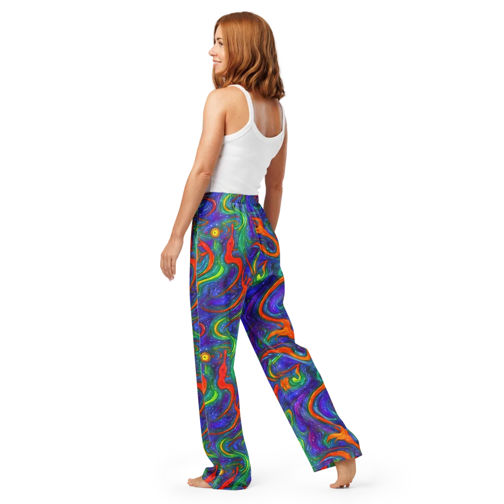 Prism Wake on Women's Pajama Pants — Back