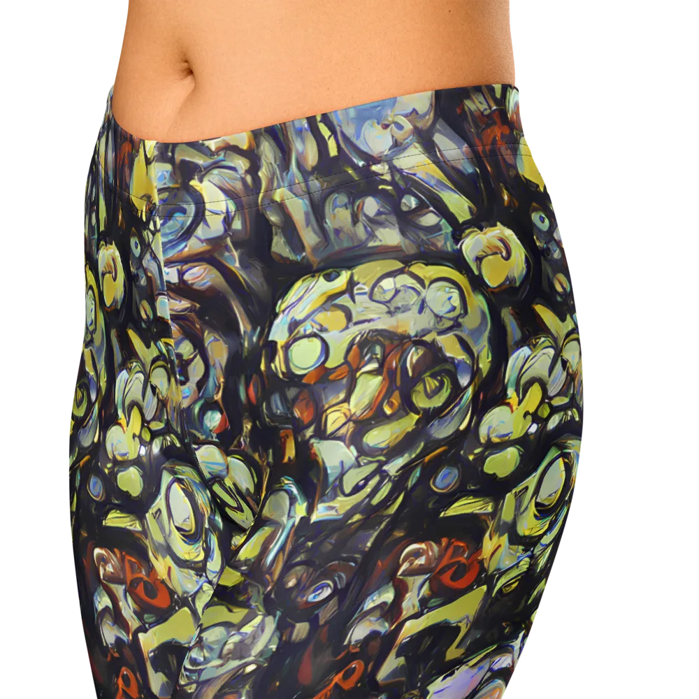 Nightfire Organics on Capri Leggings — Zoomed-in