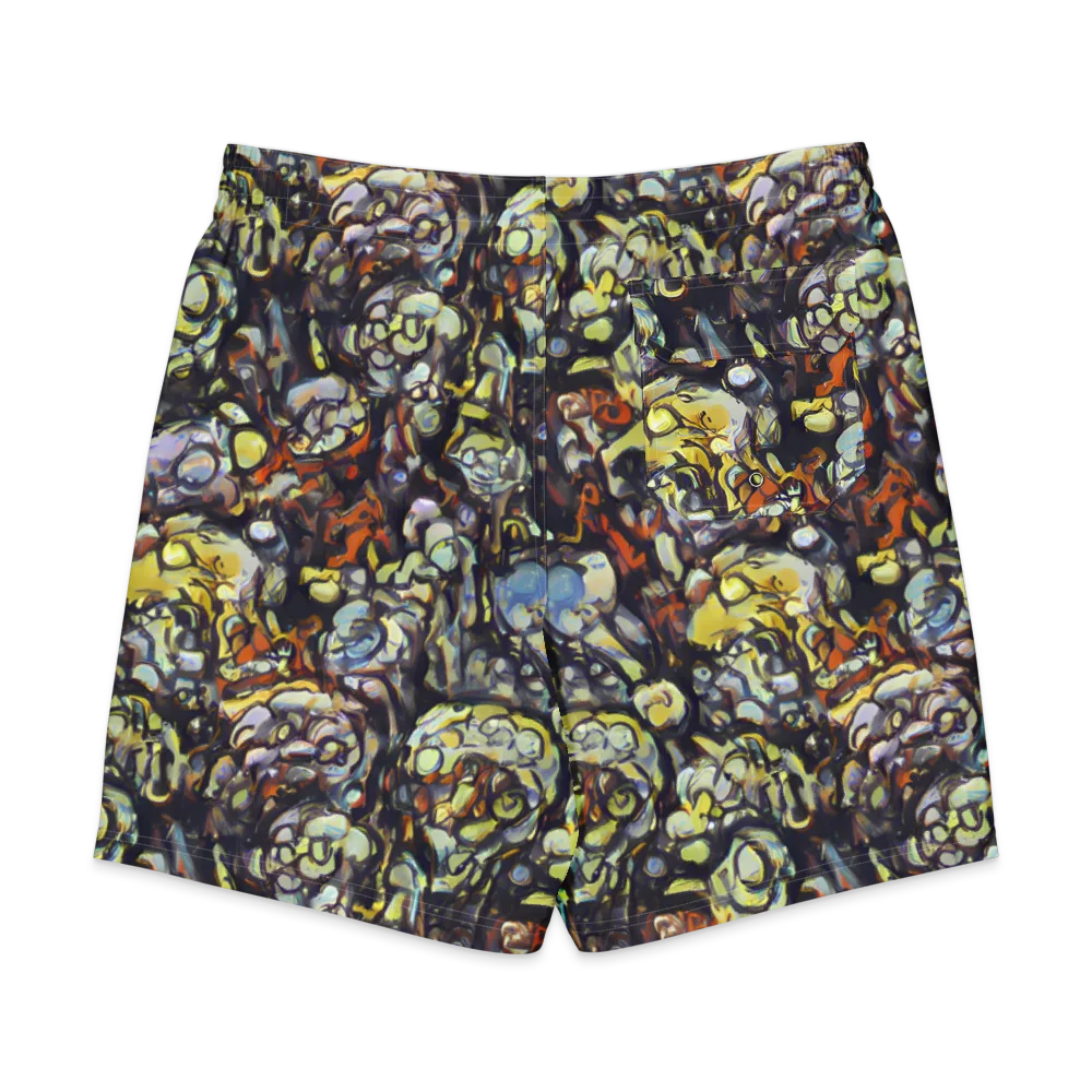 Nightfire Organics on Men's Board Shorts — Back