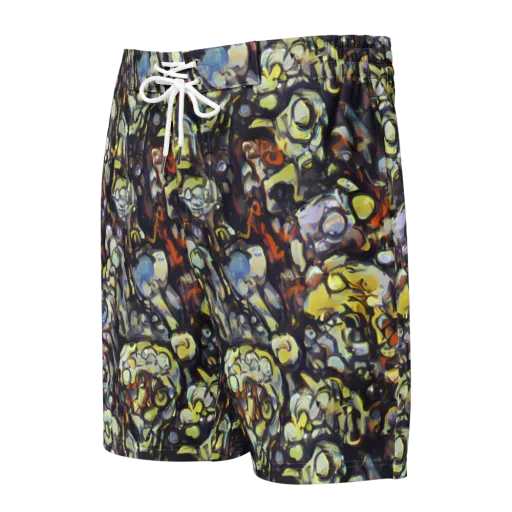 Nightfire Organics on a Men's Board Shorts