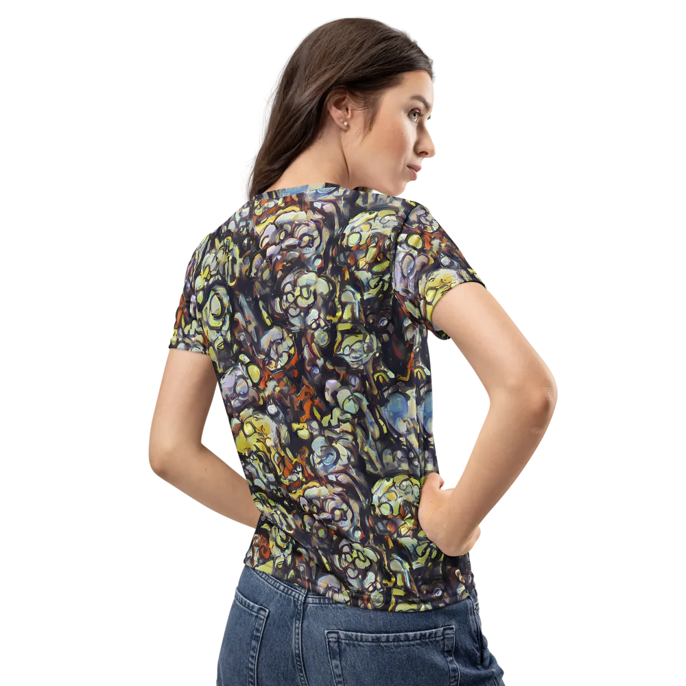 Nightfire Organics on Women's Crew Neck T-Shirt — Back