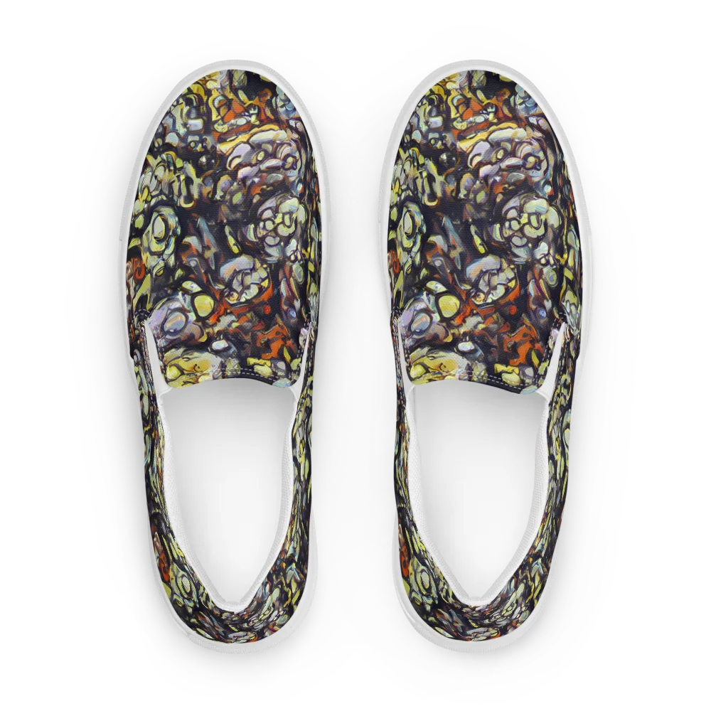 Nightfire Organics on Men's Slip-On Canvas Shoes — Front