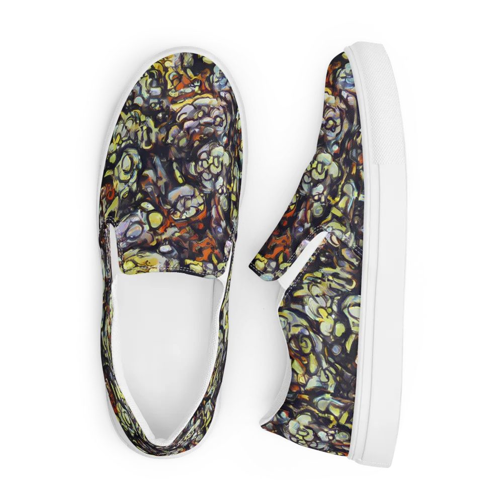 Nightfire Organics on Men's Slip-On Canvas Shoes — Front