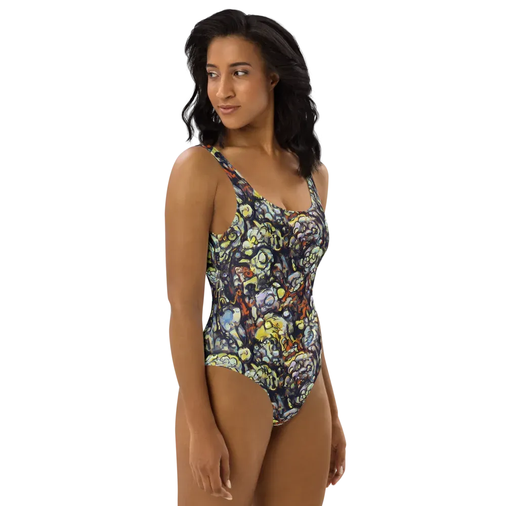 Nightfire Organics on One-Piece Swimsuit — Right