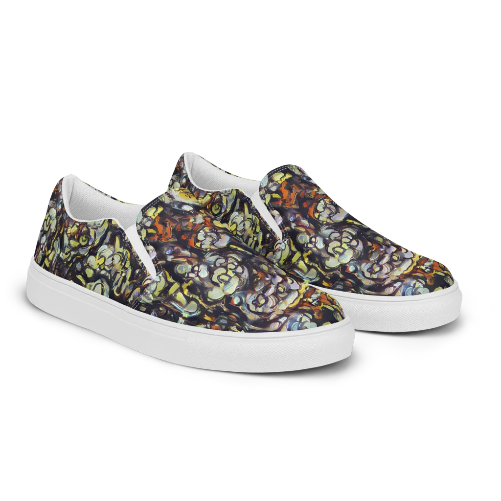 Nightfire Organics on Women's Slip-On Canvas Shoes — Right Front