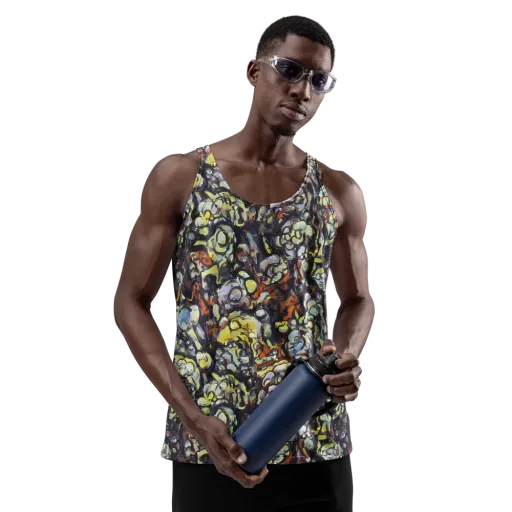 Nightfire Organics on a Men's Tank Top