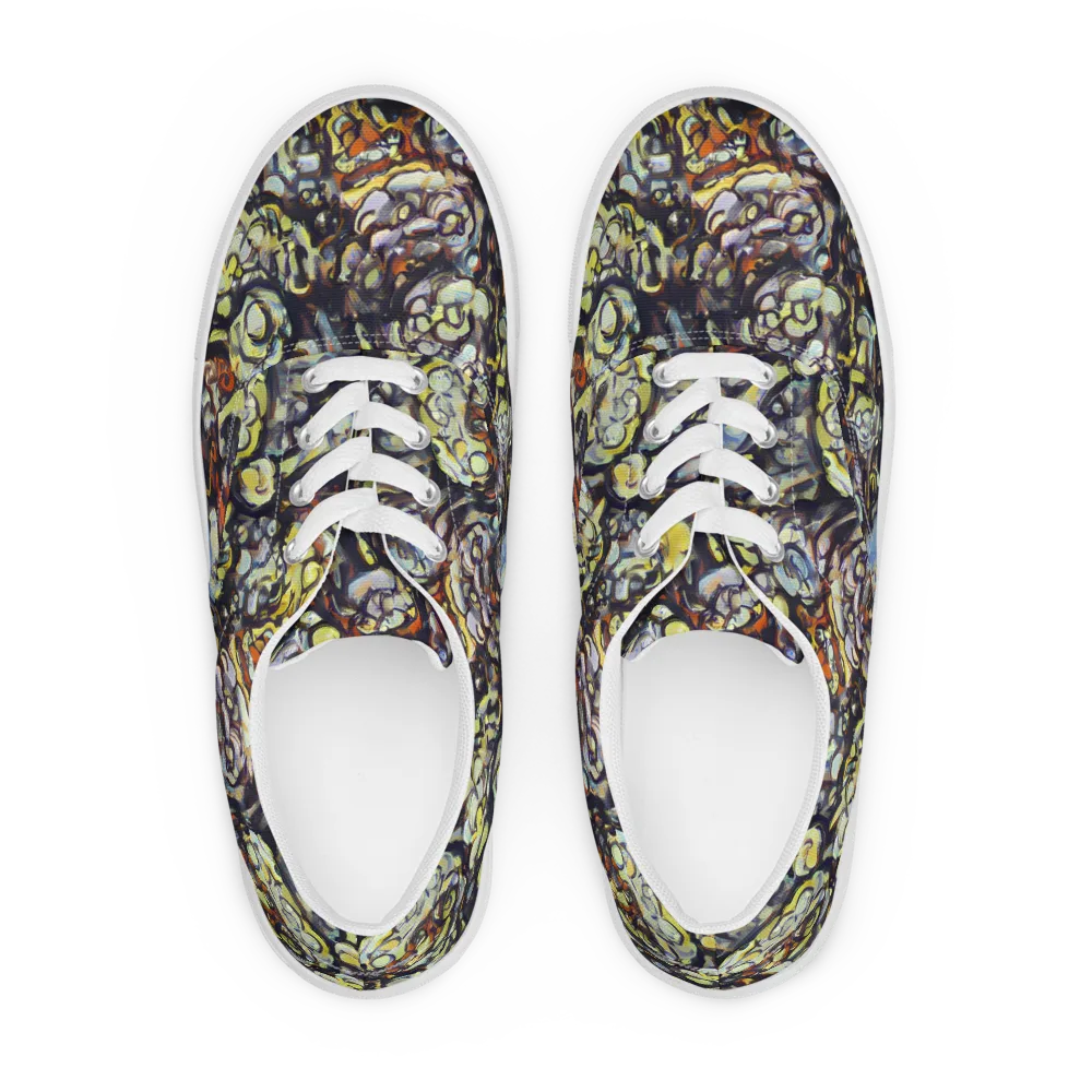 Nightfire Organics on Men's Lace-Up Canvas Shoes — Front