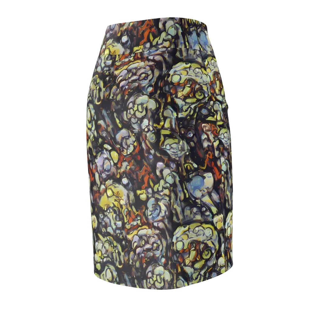 Nightfire Organics on Pencil Skirt — Back Side