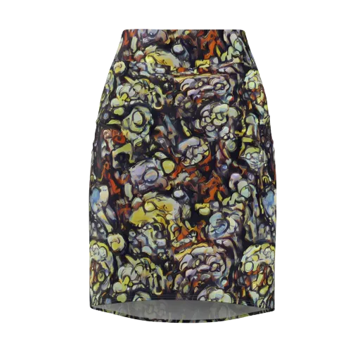 Nightfire Organics on a Pencil Skirt