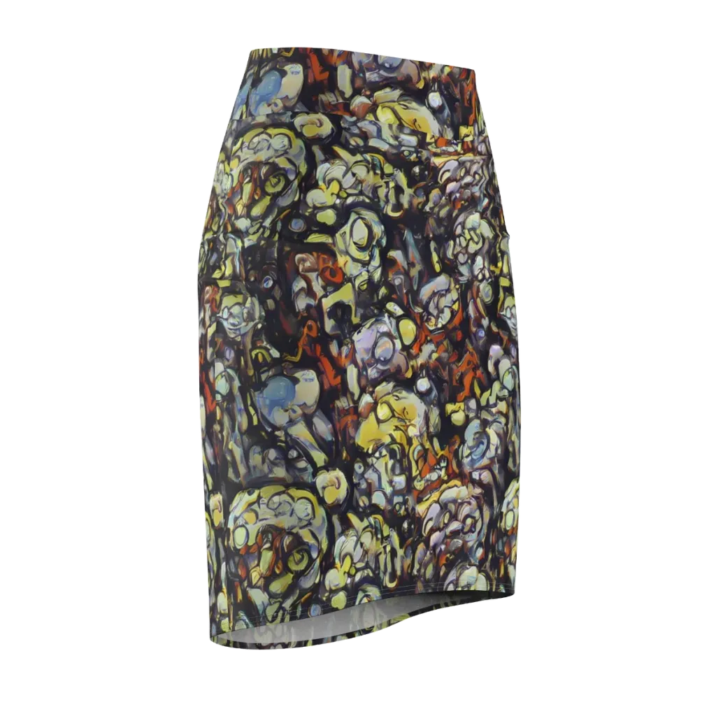Nightfire Organics on Pencil Skirt — Front Side