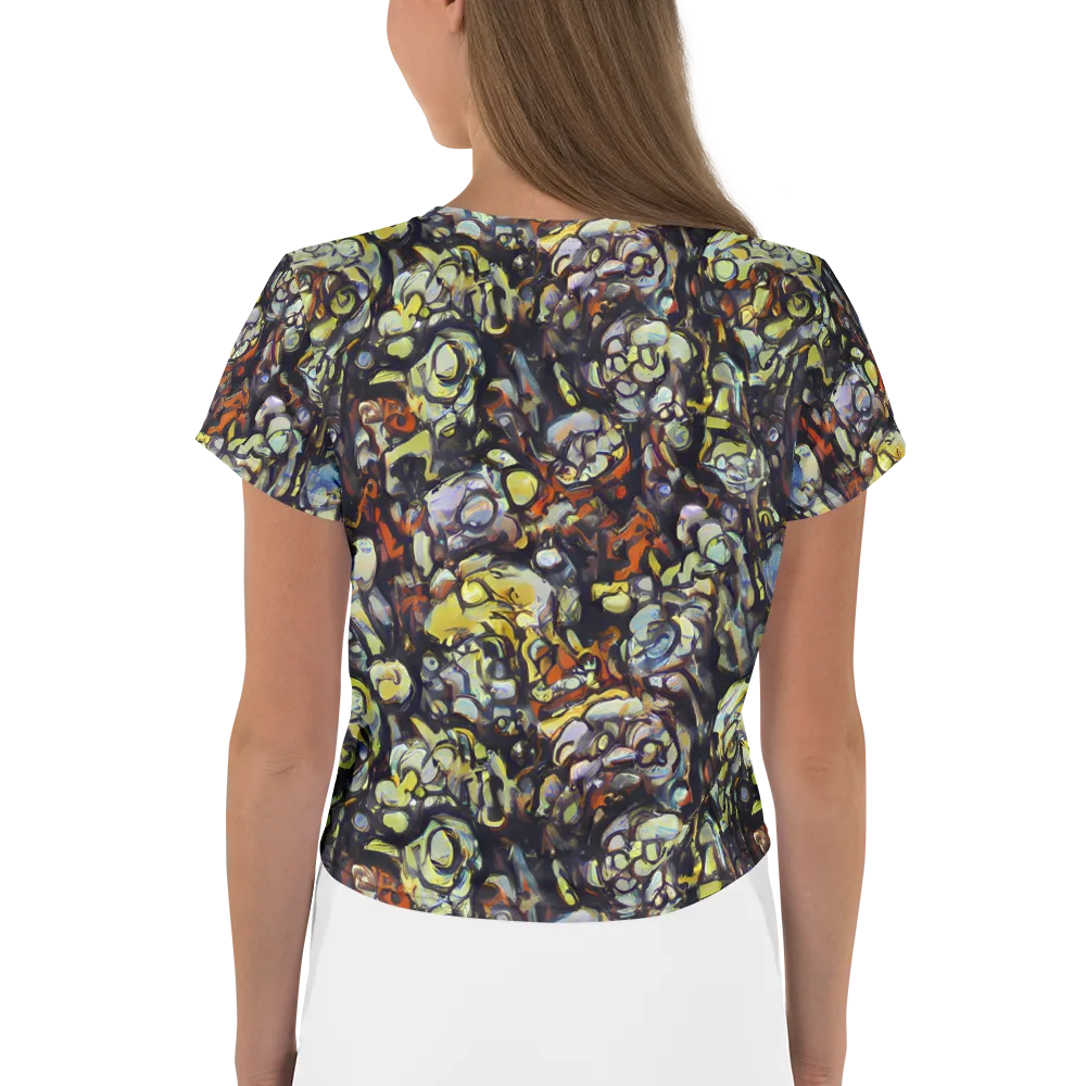Nightfire Organics on Crop Tee — Back