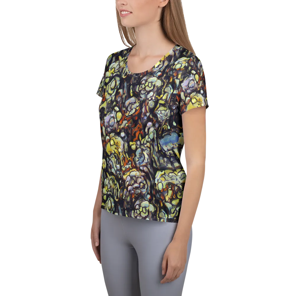 Nightfire Organics on Women's Athletic T-Shirt — Left