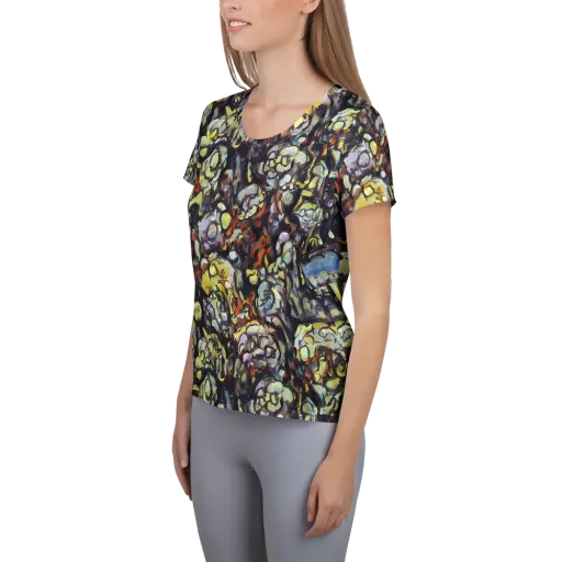 Nightfire Organics on a Women's Athletic T-Shirt