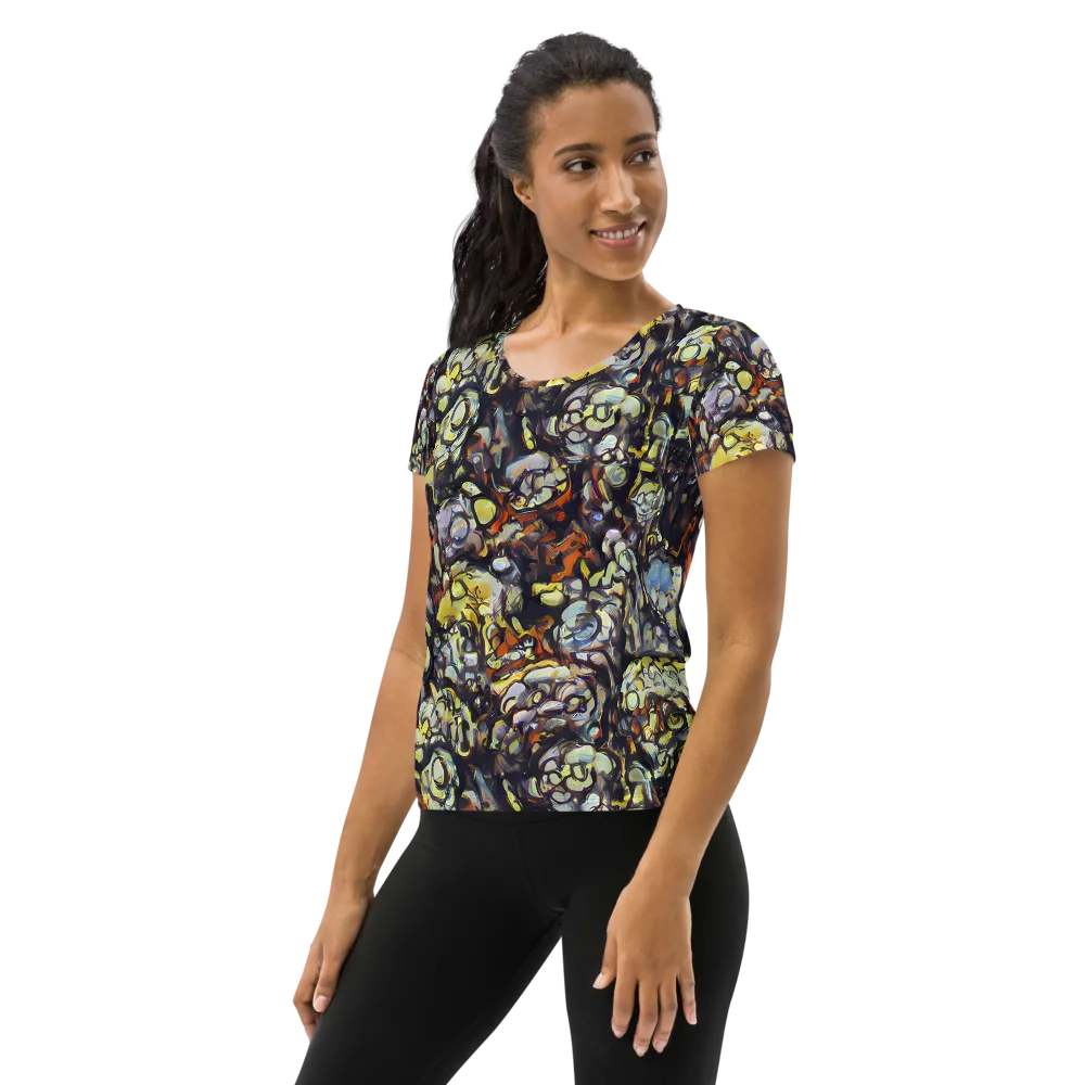 Nightfire Organics on Women's Athletic T-Shirt — Left