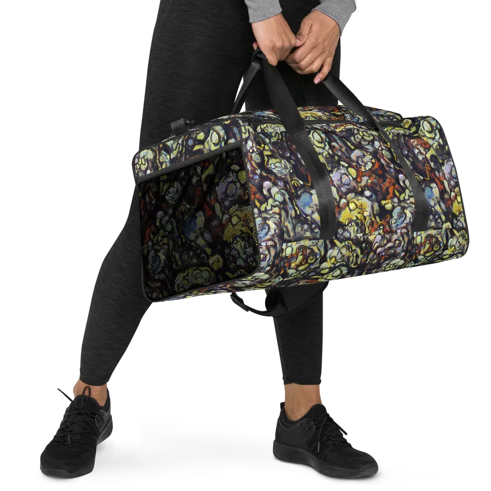 Nightfire Organics on Duffle Bag — Right Front