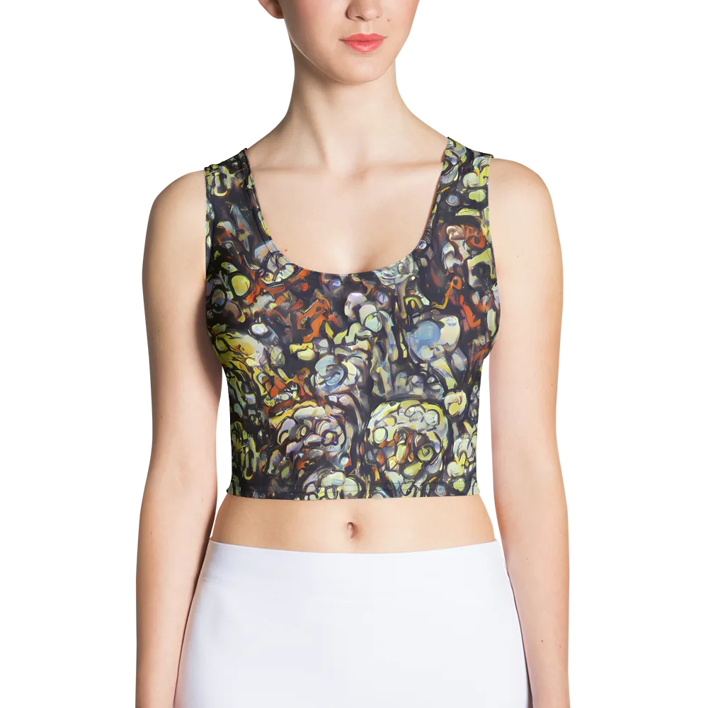 Nightfire Organics on Crop Top — Front