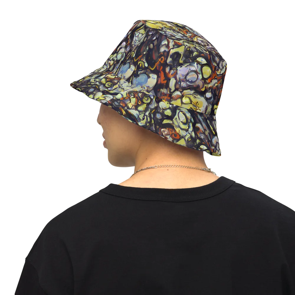 Nightfire Organics on Reversible Bucket Hat — Back Inside