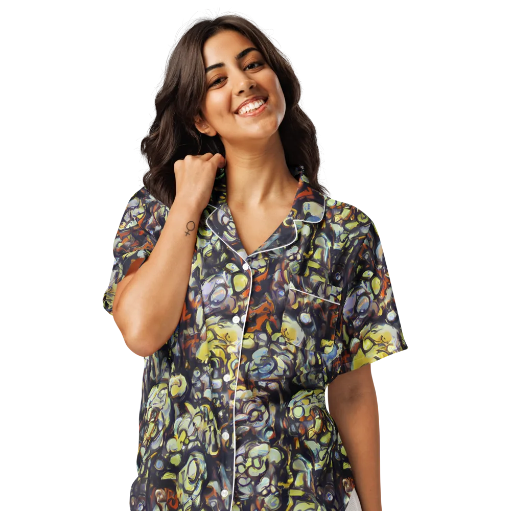 Nightfire Organics on Women's Short Sleeve Pajama Top — Front