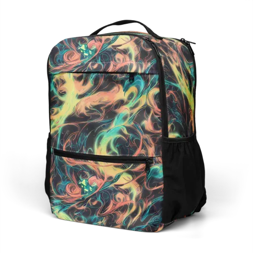 Afterglow Vortex on a Utility Backpack