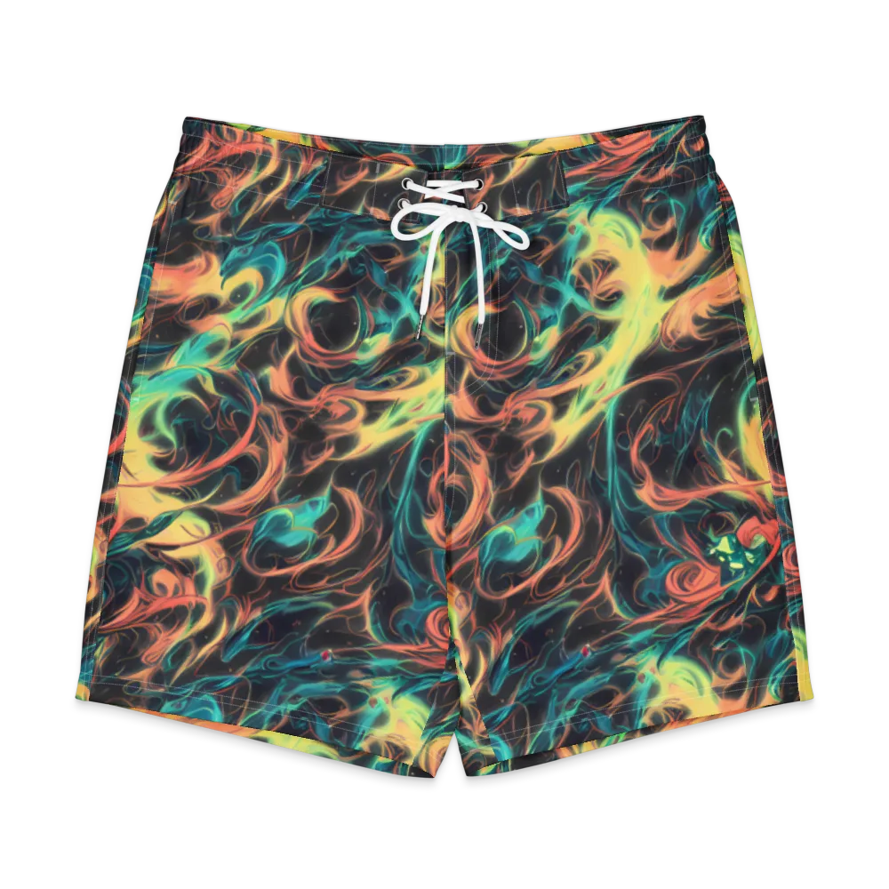 Afterglow Vortex on Men's Board Shorts — Front