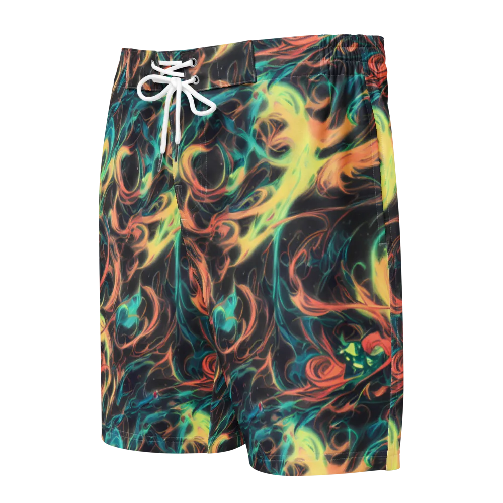 Afterglow Vortex on Men's Board Shorts — Front