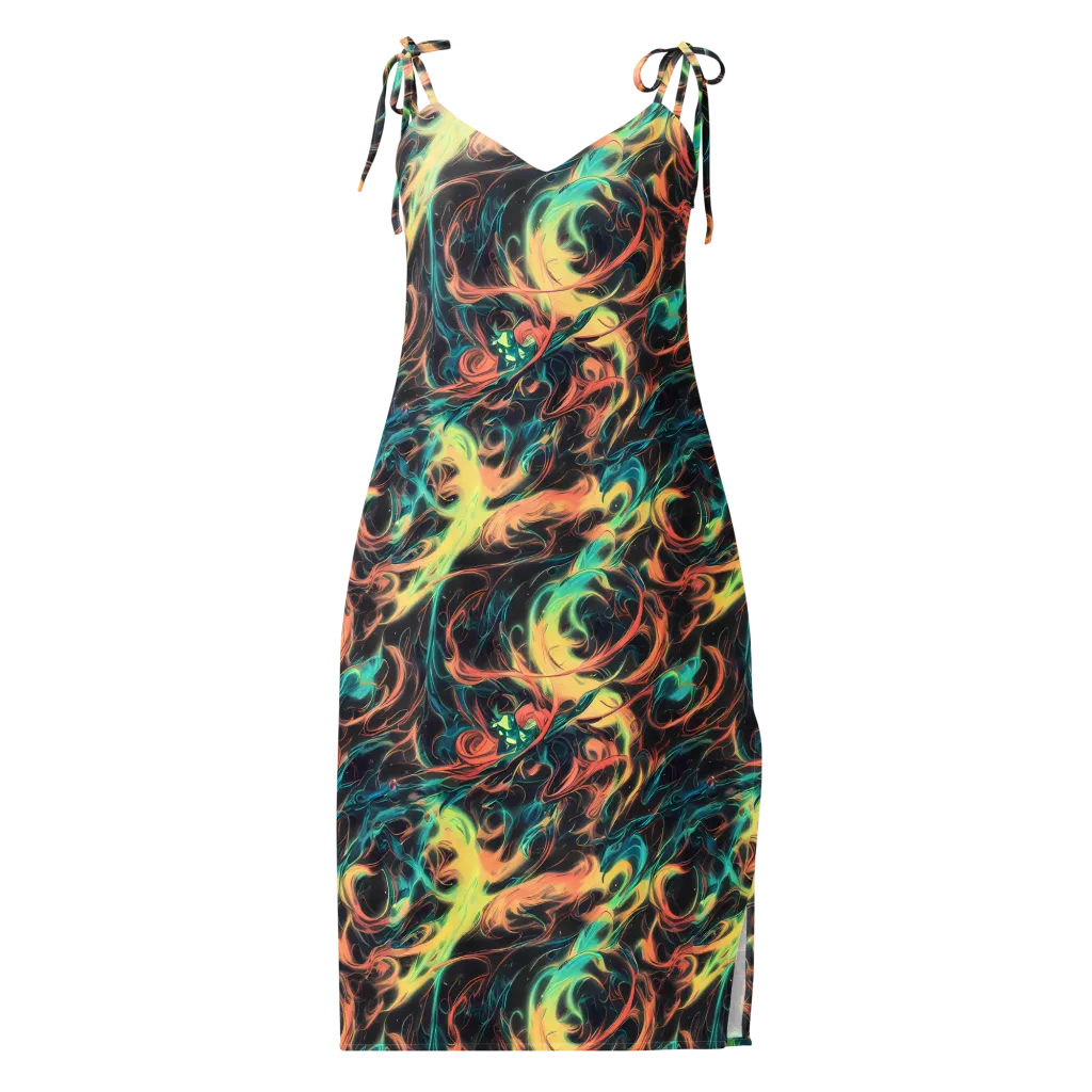 Afterglow Vortex on Slip Dress — Front