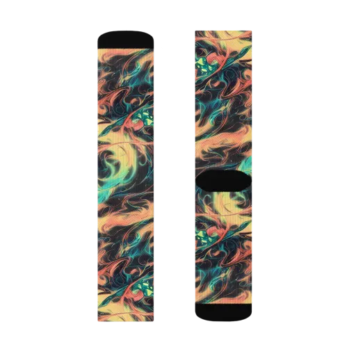 Afterglow Vortex on a Socks