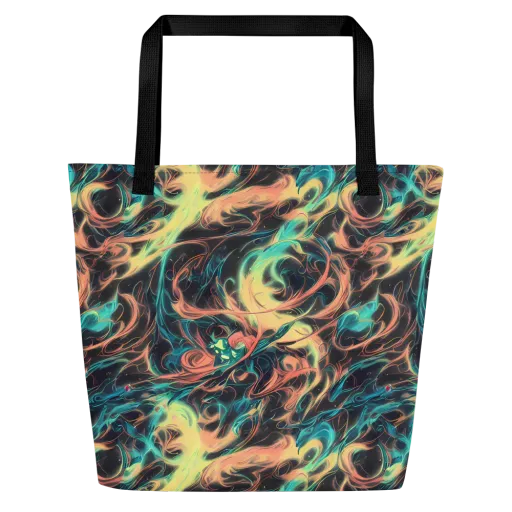 Afterglow Vortex on a Large Tote Bag W/ Pocket