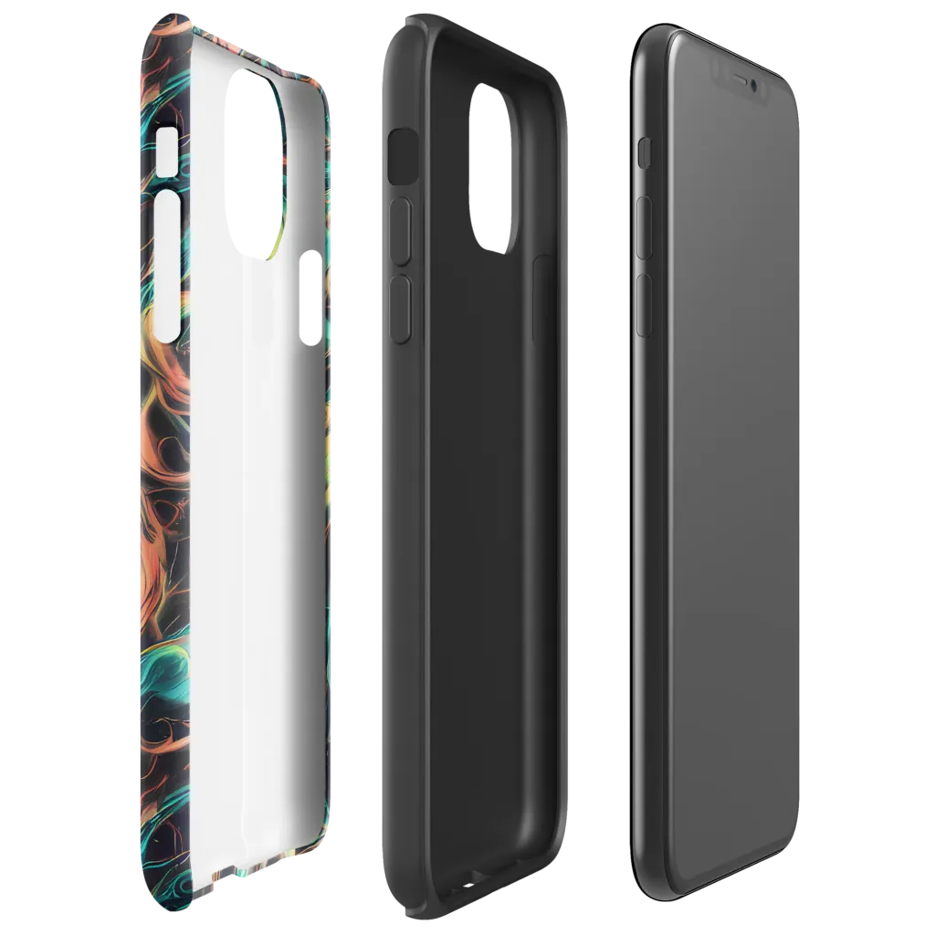 Afterglow Vortex on Tough Case for iPhone® — Right