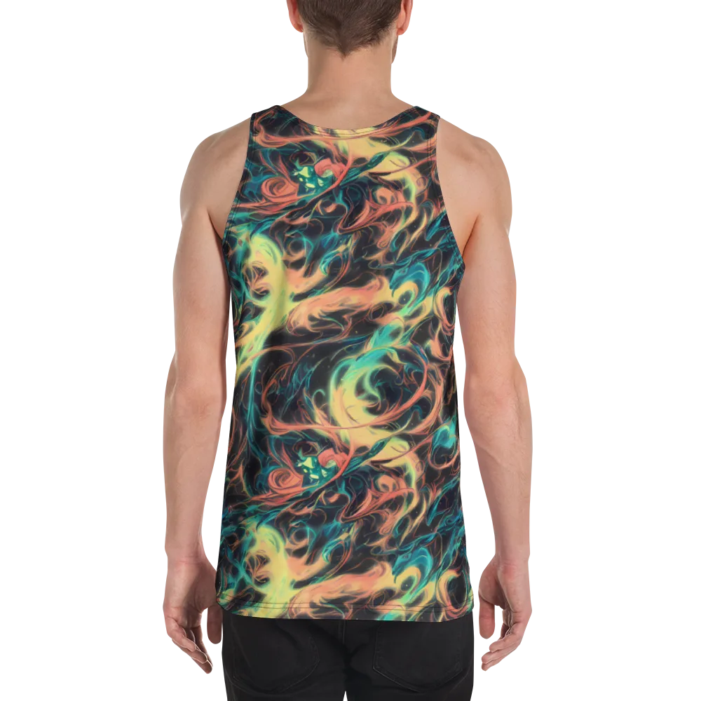 Afterglow Vortex on Men's Tank Top — Back