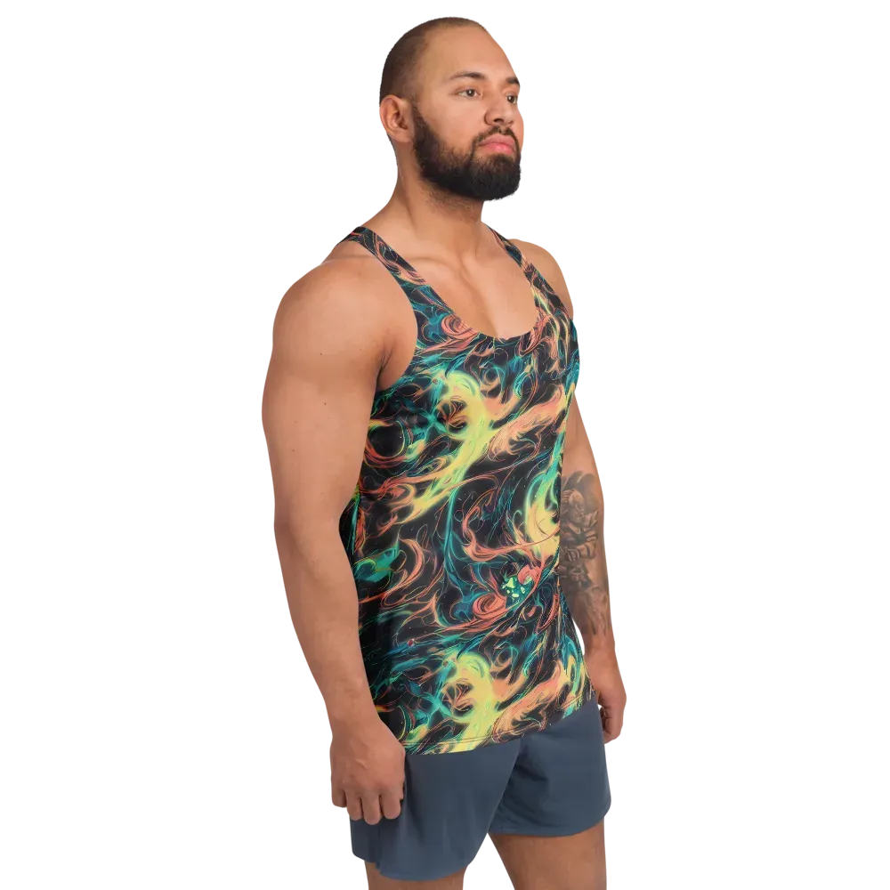 Afterglow Vortex on Men's Tank Top — Right Front